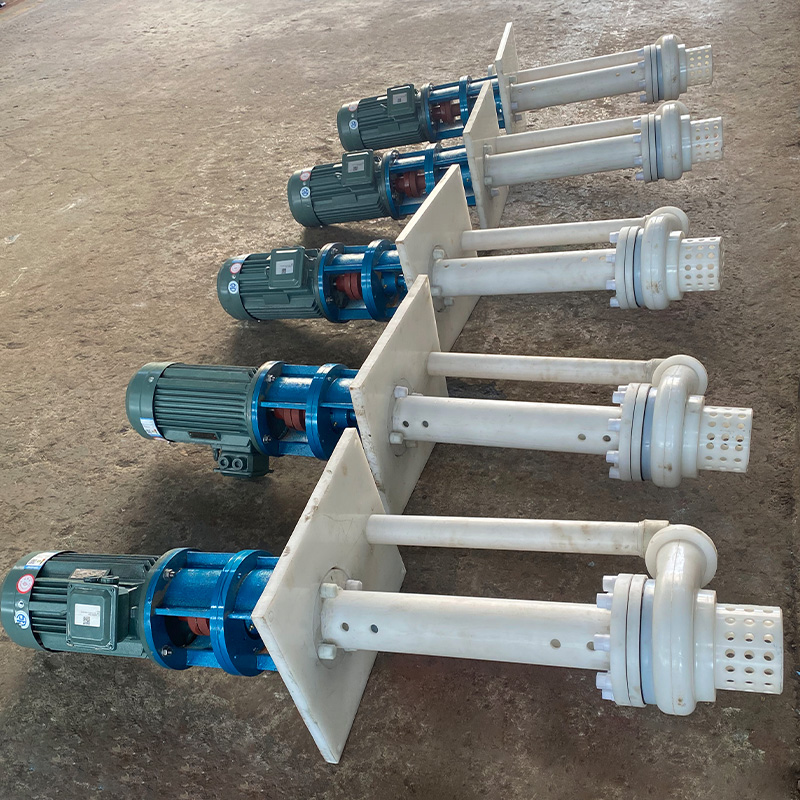 Bomba submersível fluoroplásica de fys